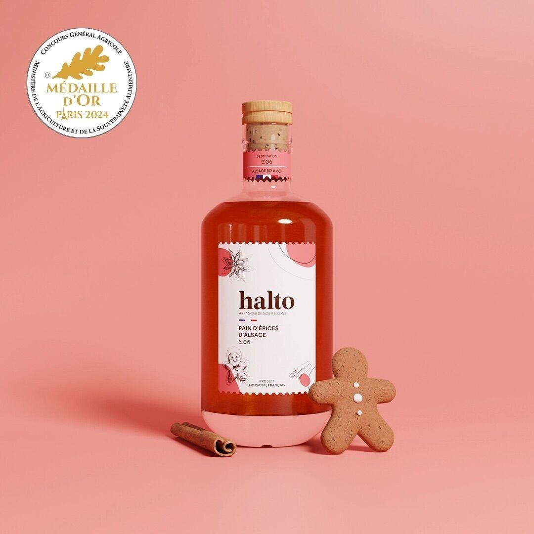 Rhum arrangé Pain d'Épices d'Alsace - 70cl 30° [Médaille Or CGA 2024]