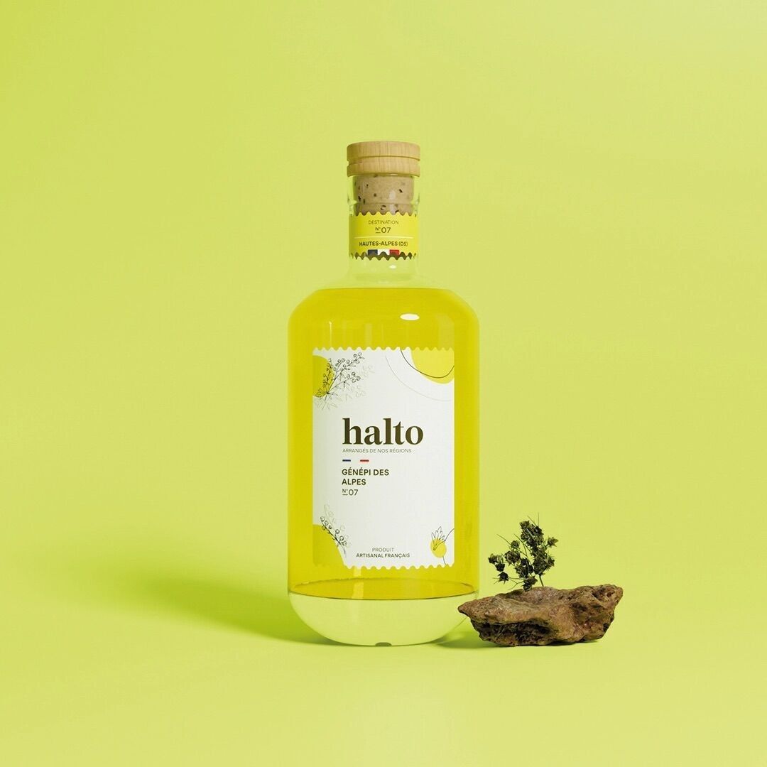 Génépi des Alpes arrangierter Rum - 70cl 30°