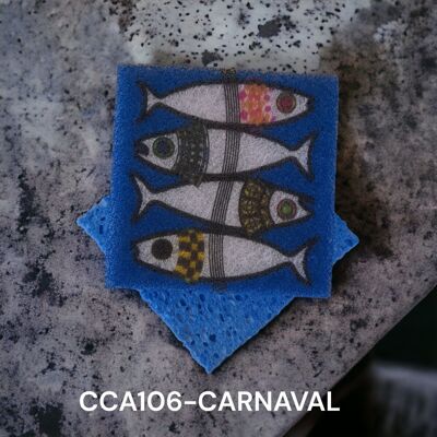 SPUGNA CASALINGA CCA106-CARNAVAL