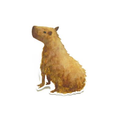 Capybara Eco Paper Sticker