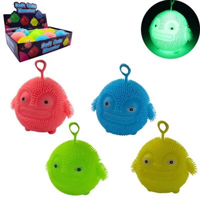 Luminous Puffer Monster 11 Cm 4 Colors