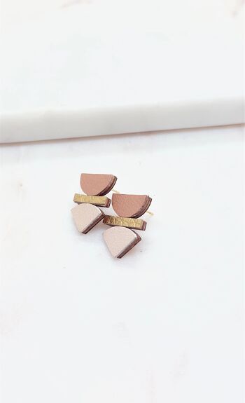 Boucles d'oreilles solar nude duo 1