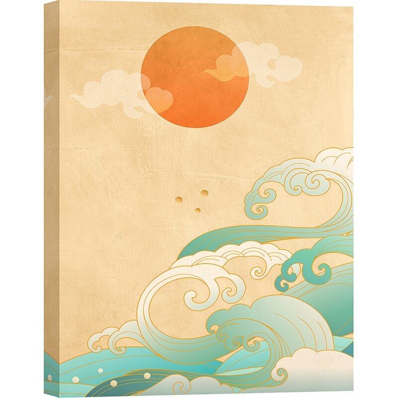 Stampa su tela: Sayaka Miko, Ocean Waves II