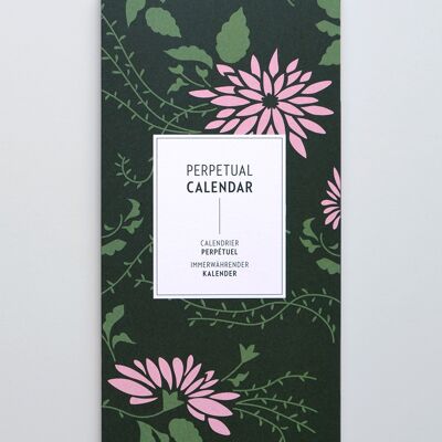 Immerwährender Kalender/Perpetual Calendar Water Lily