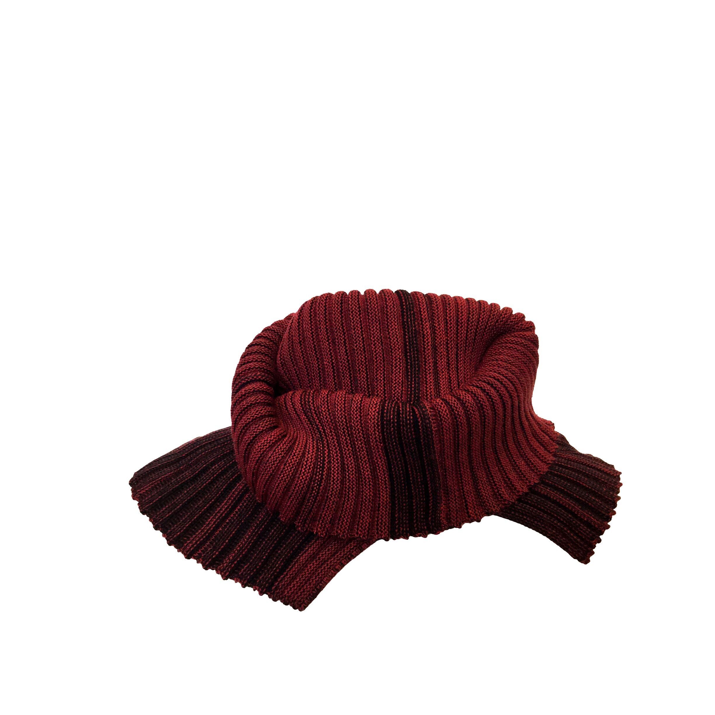 Colletto con fessura PullAround rosso scuro/antracite