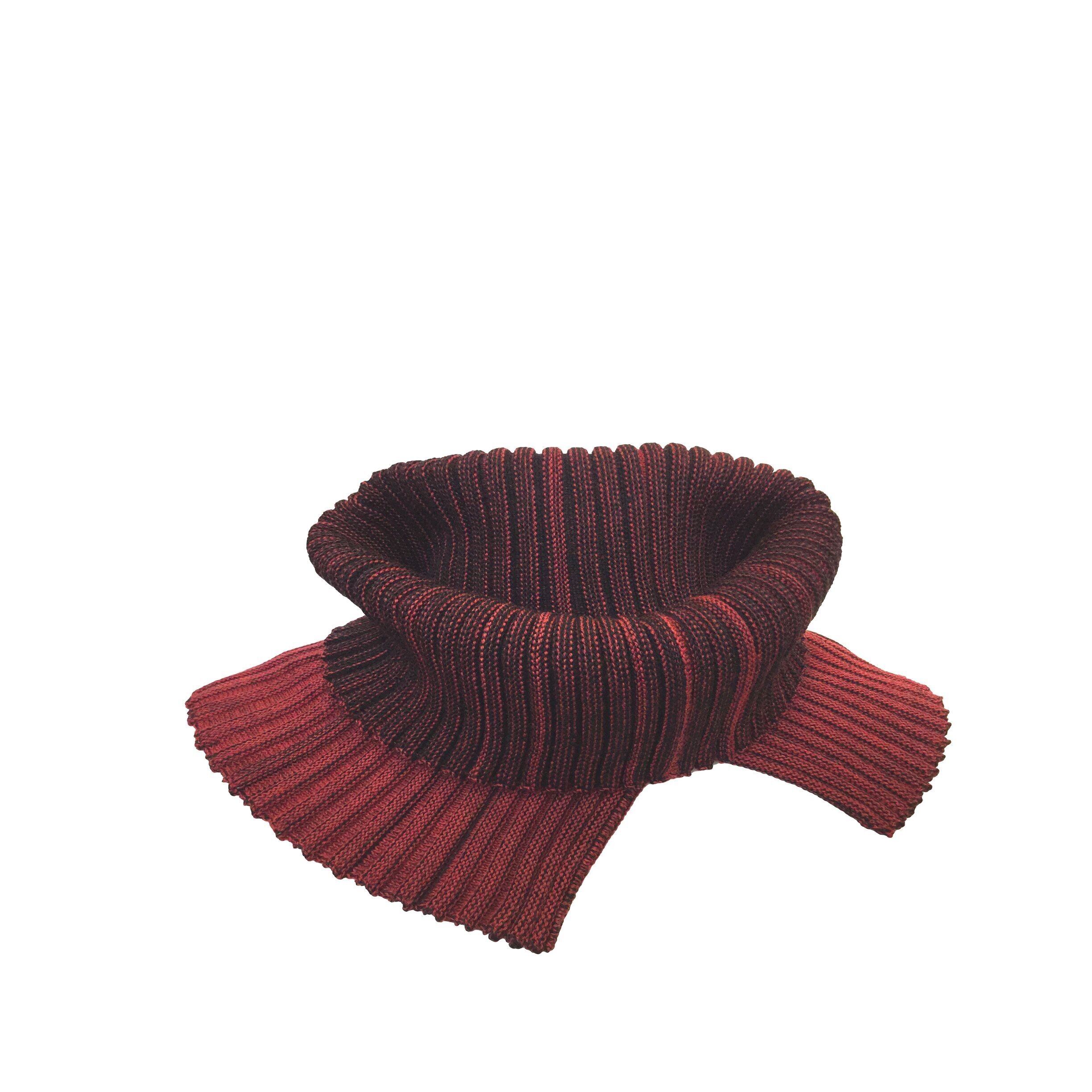 Collo con spacco PullAround rosso ciliegia/antracite