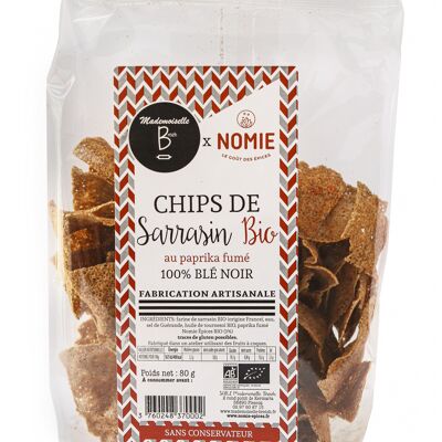 Chips de trigo sarraceno con pimentón ahumado ecológico