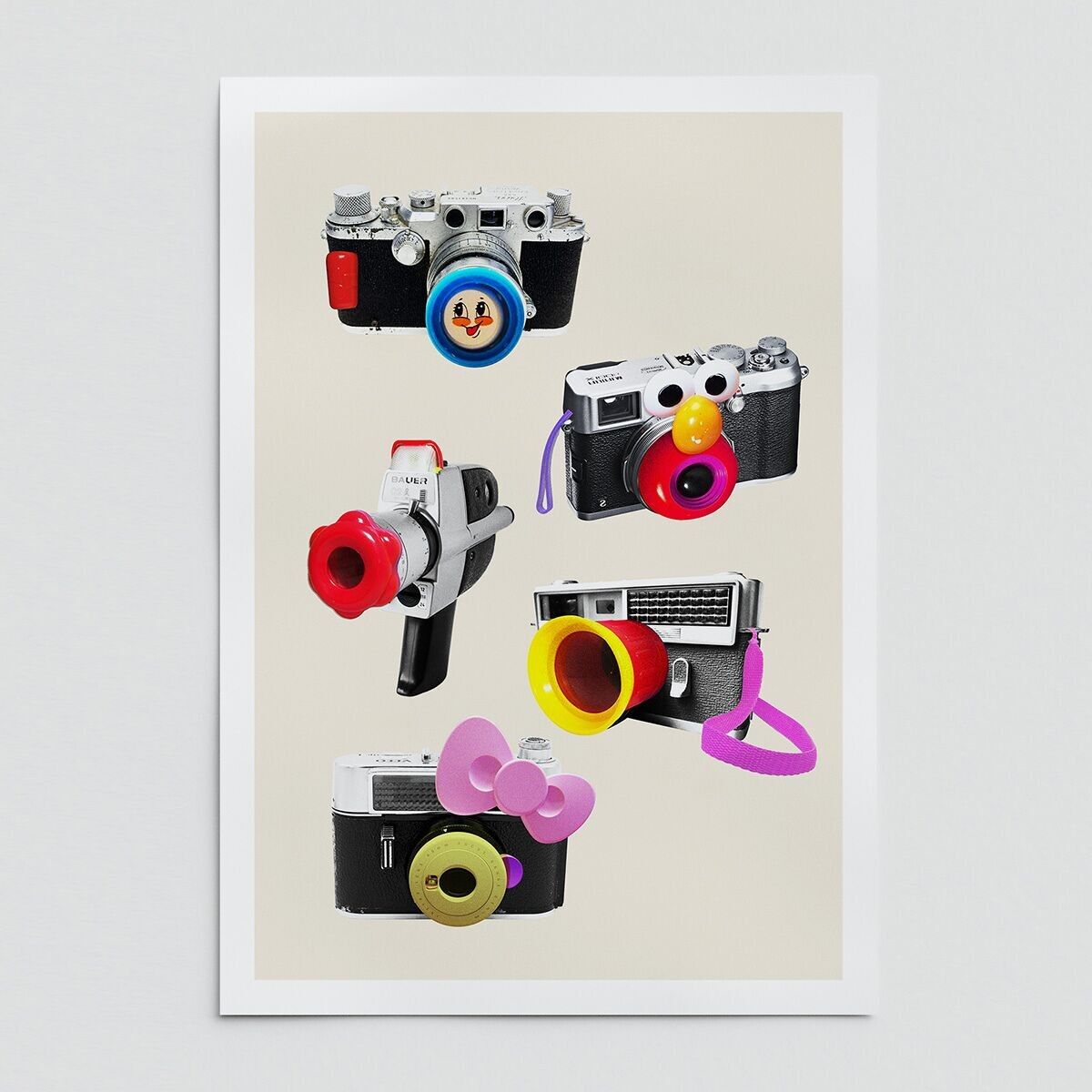 Spielzeugkameras Kunstdruck
