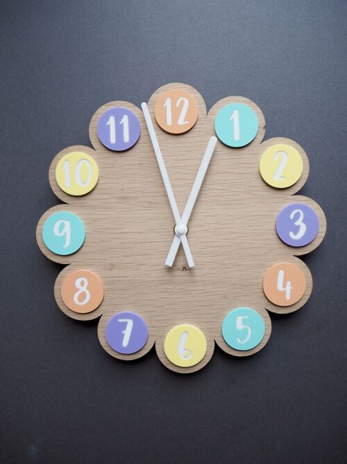 Wooden Children's Clock