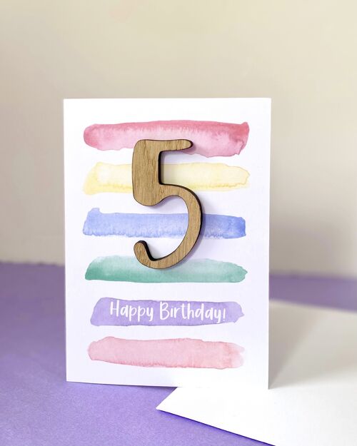 Birthday Age Card