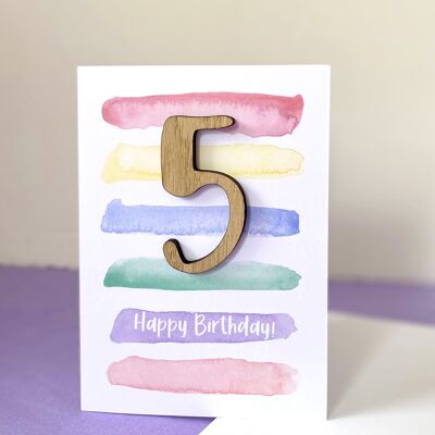 Birthday Age Card