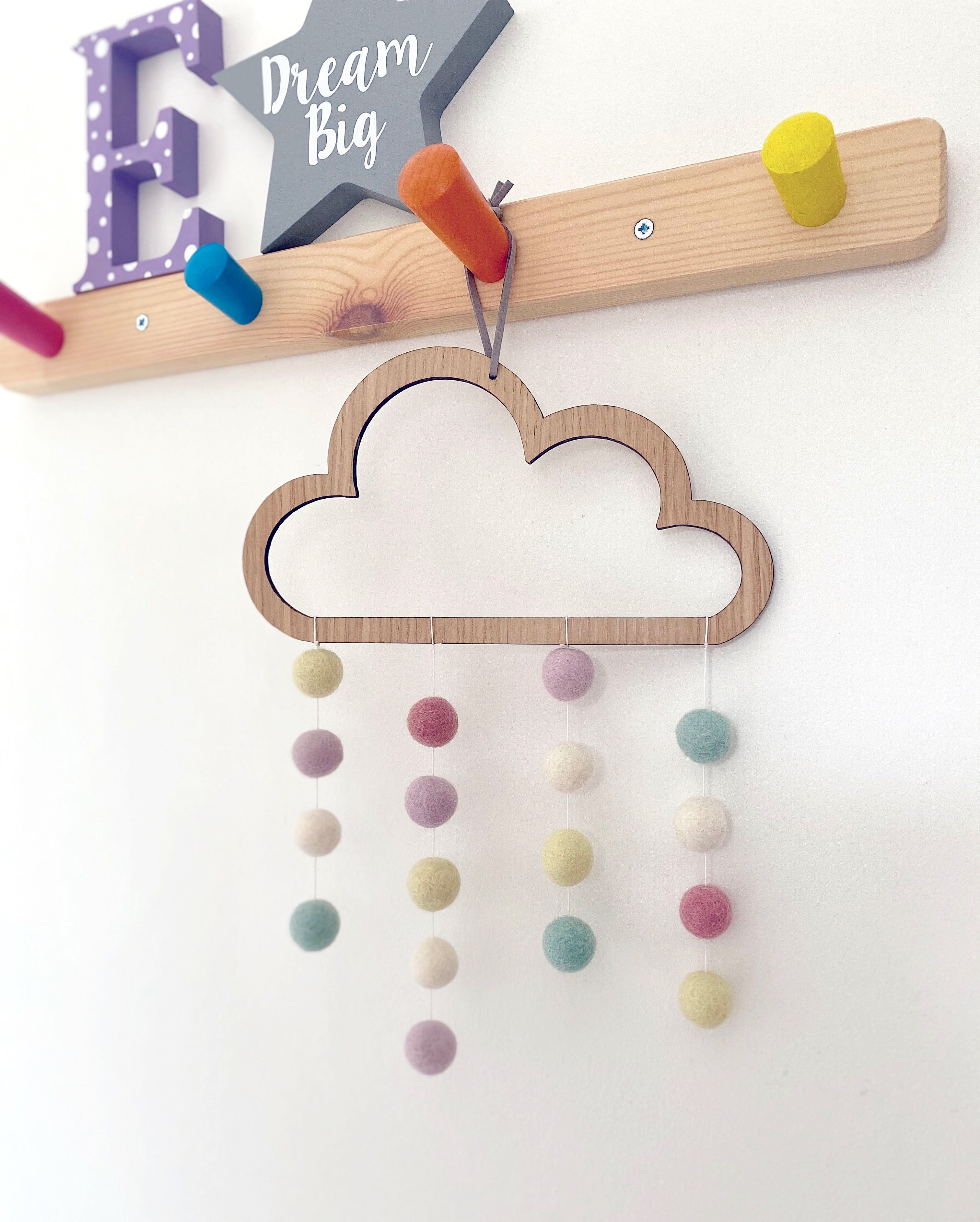 Pom Pom Cloud - pastello