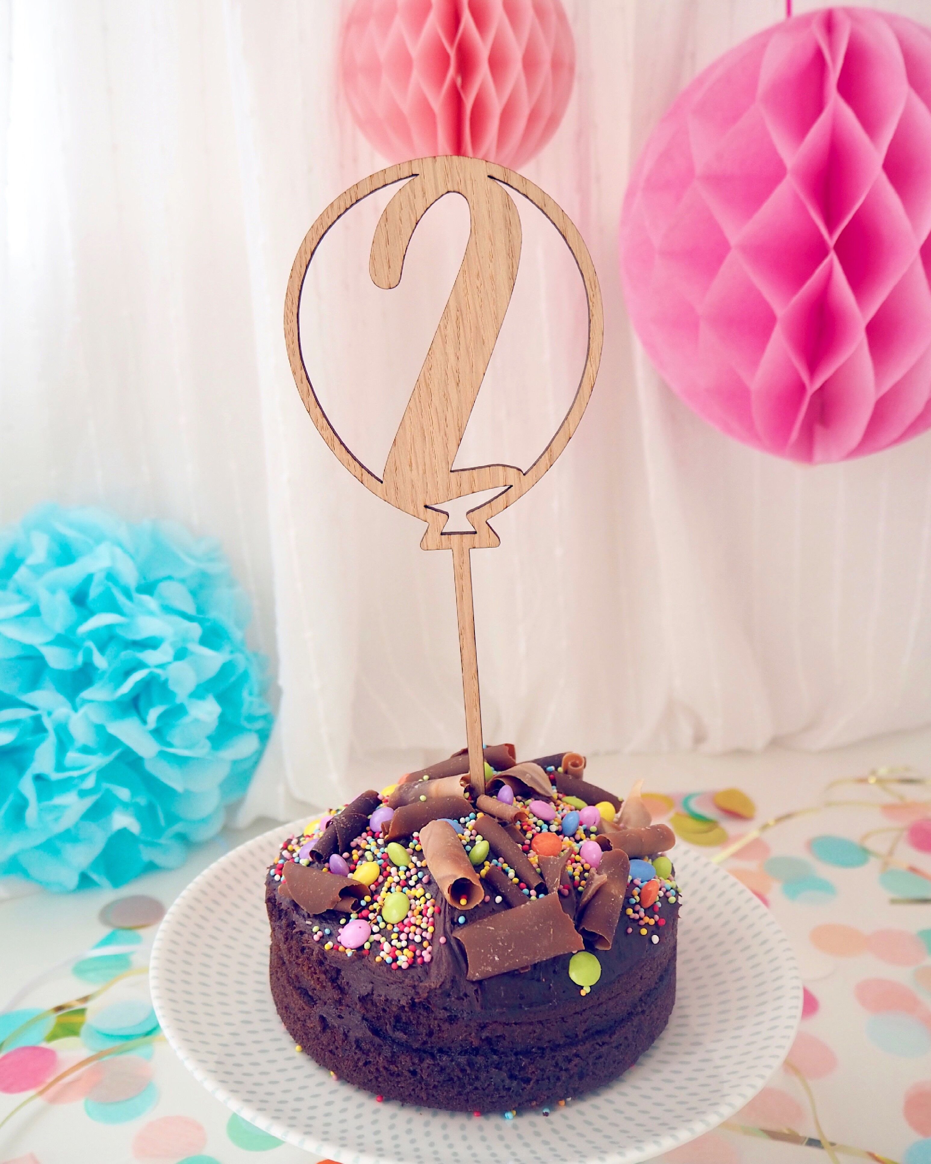 Birthday Age Cake Toppers