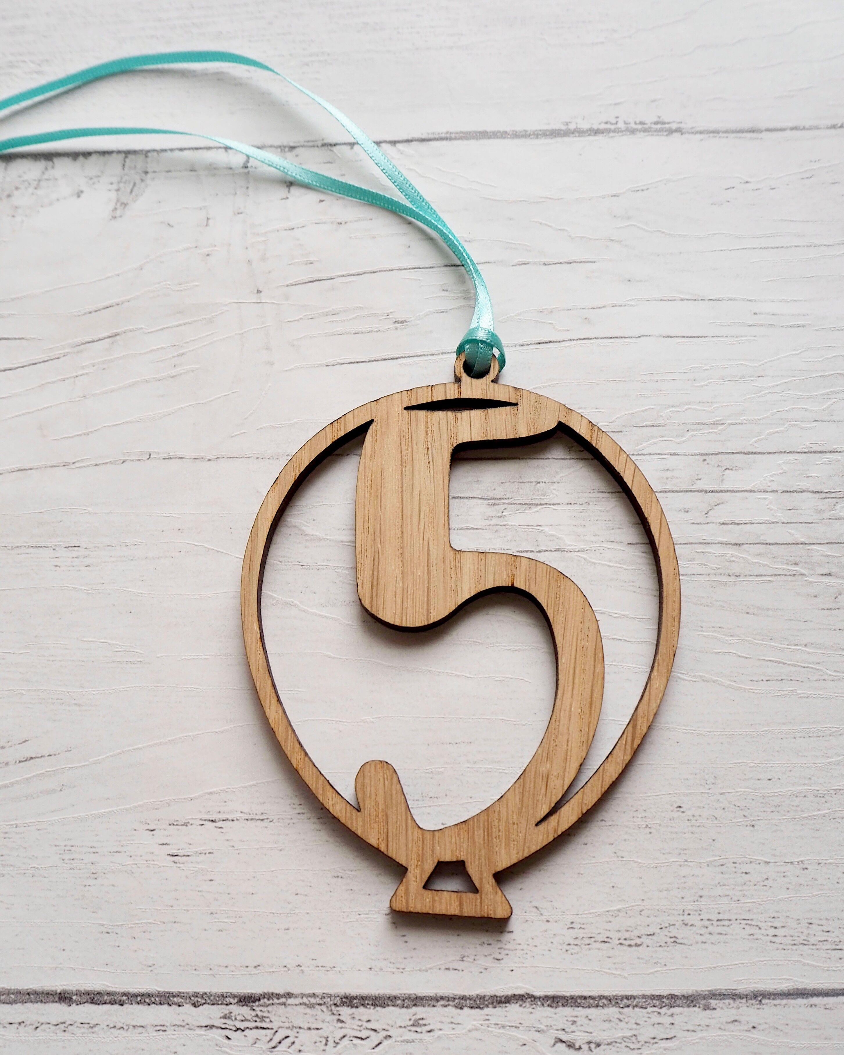 Etichette regalo per l'età del compleanno - Menta