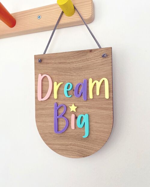 Dream Big Plaque