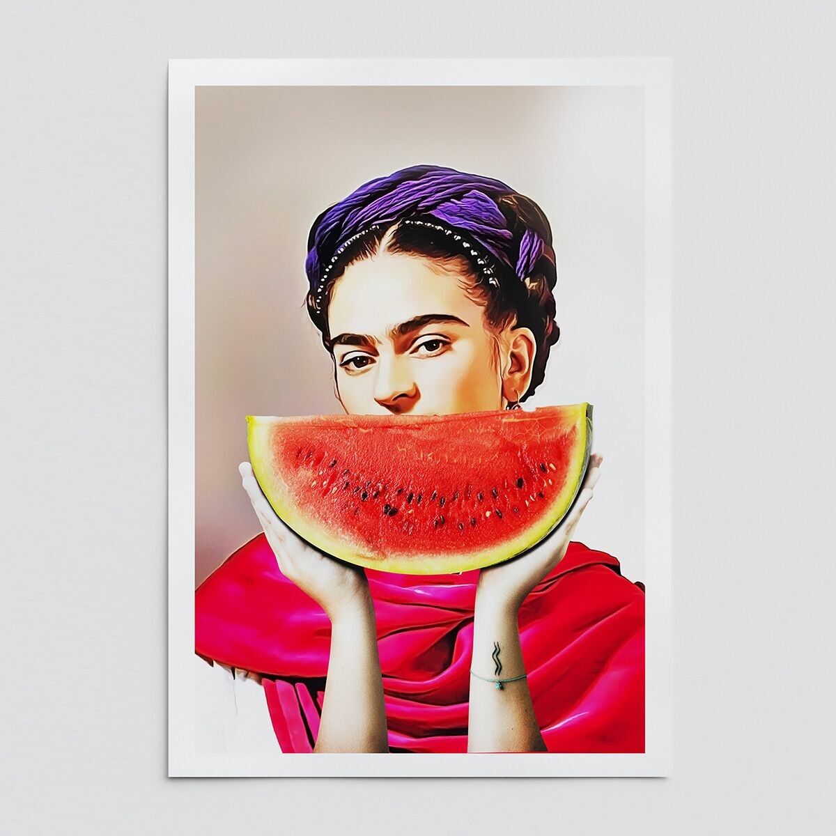 Wassermelone Frida Kunstdruck