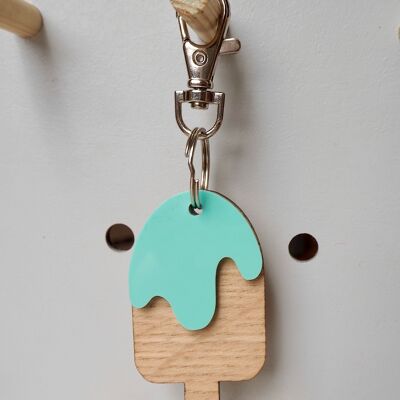 Ice Lolly Key Ring - Mint Green