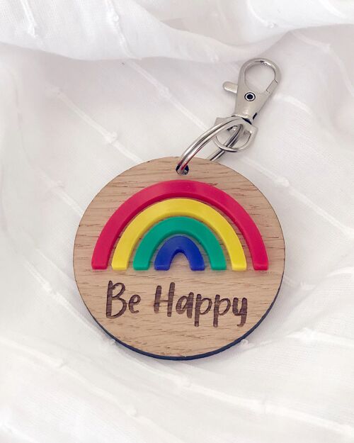 Rainbow Key Ring - bold