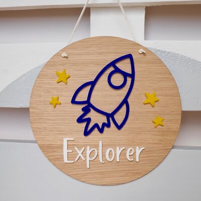 Rocket Explorer Plaque