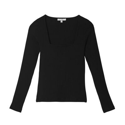 Liapure Rib Longsleeve - black