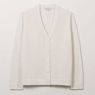 Liapure Knit Silk/Merino Cardigan -beige