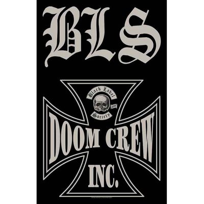 Poster della Black Label Society in tessuto - Doom Crew