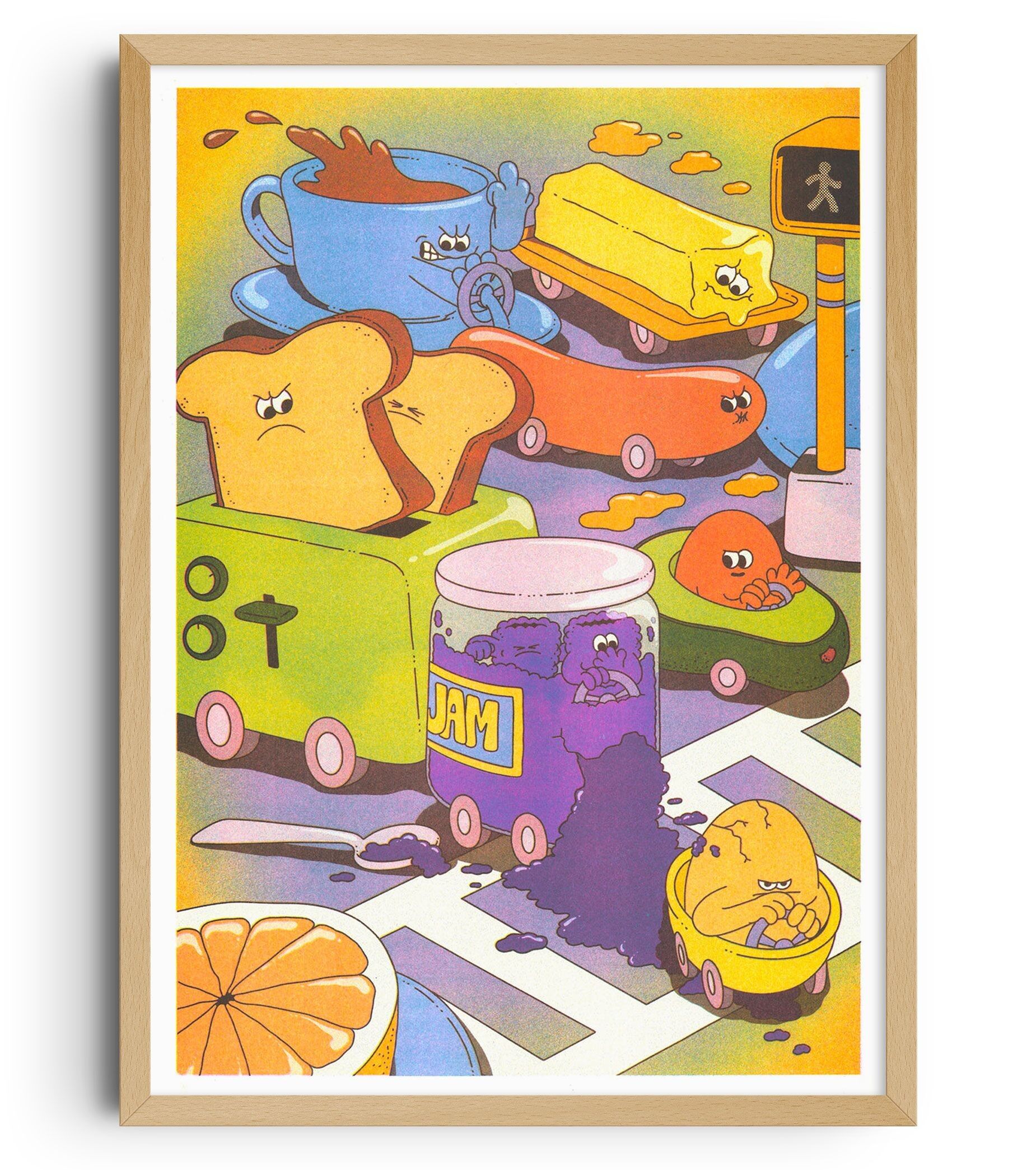 A3-Poster – Lauren Martin – Wenn es einen Stau gibt...