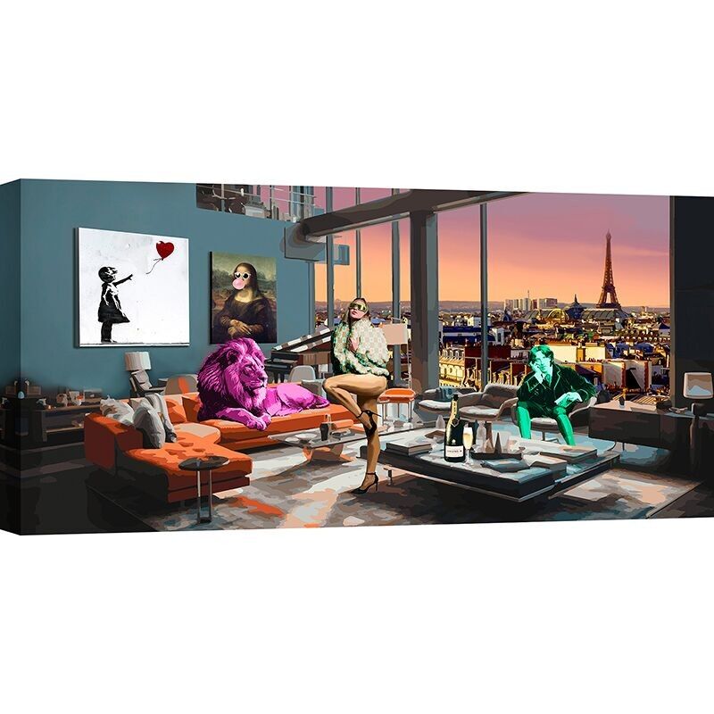 Stampa su tela: Gerard Madau, Surrealofts: Paris