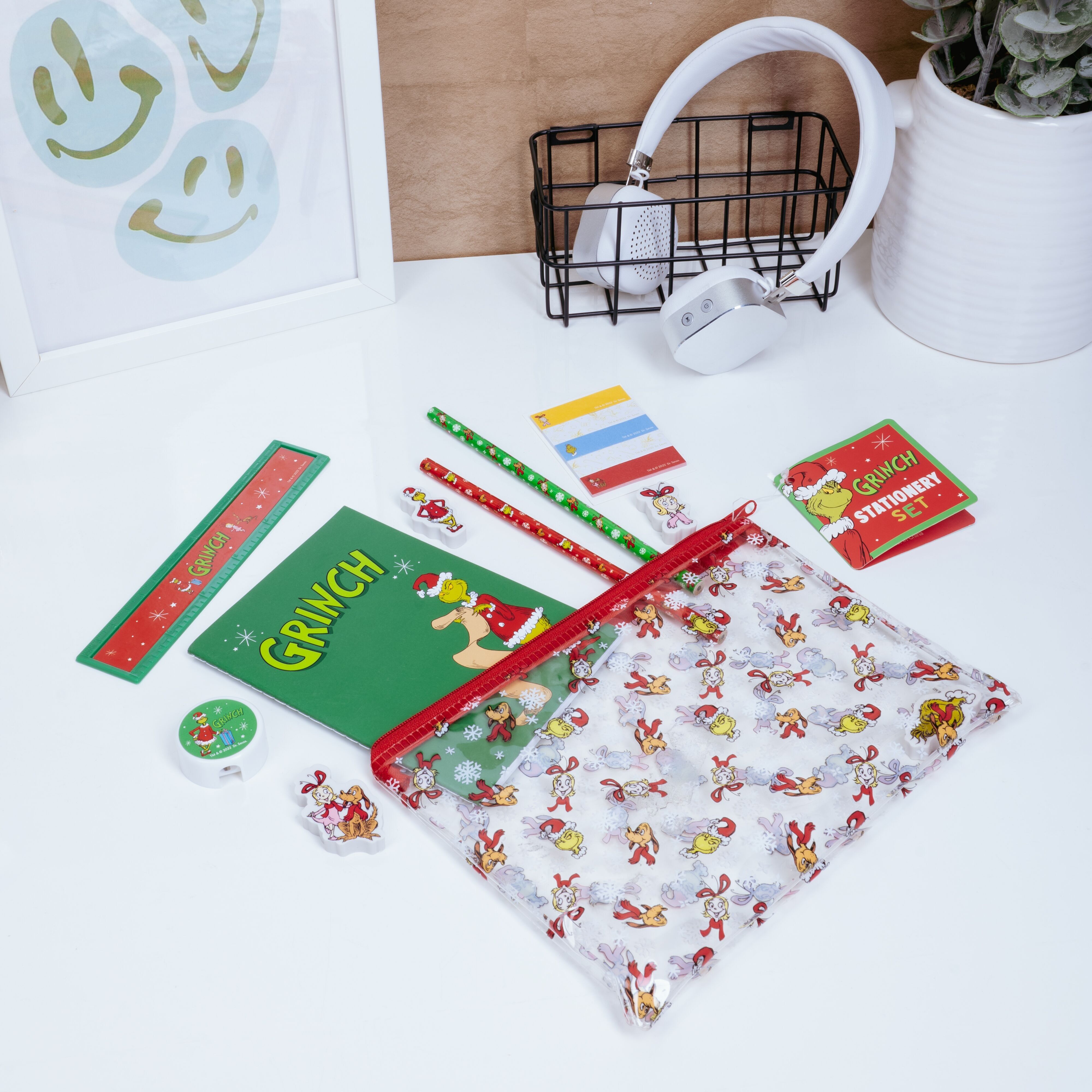 Das Grinch-Briefpapierset