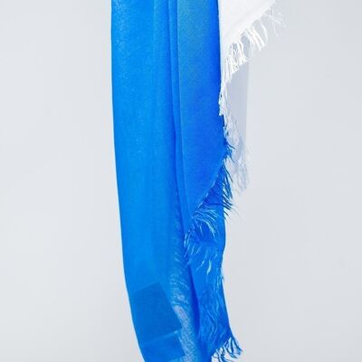 Lightweight scarf in blue