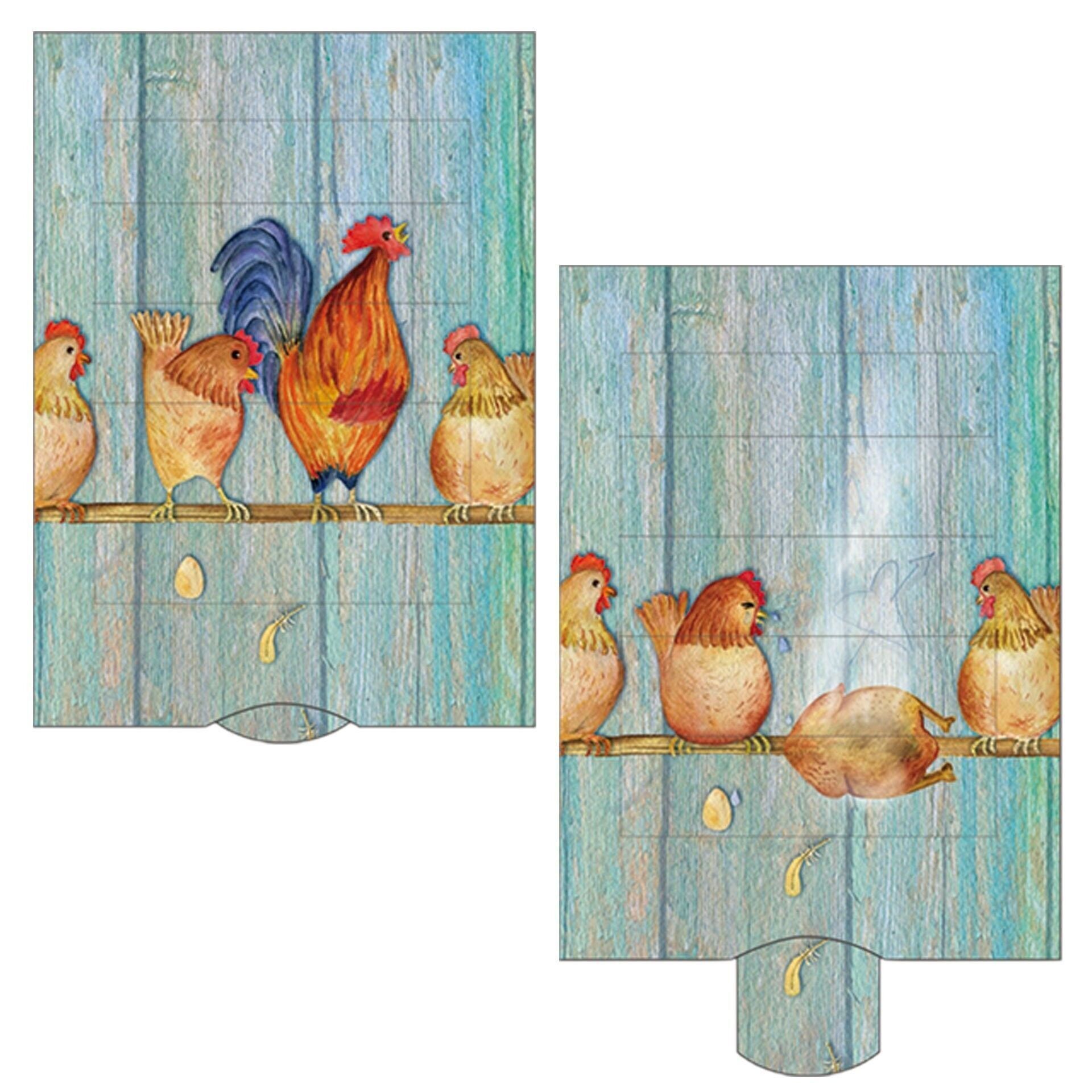 Carta vivente "pollo persico"