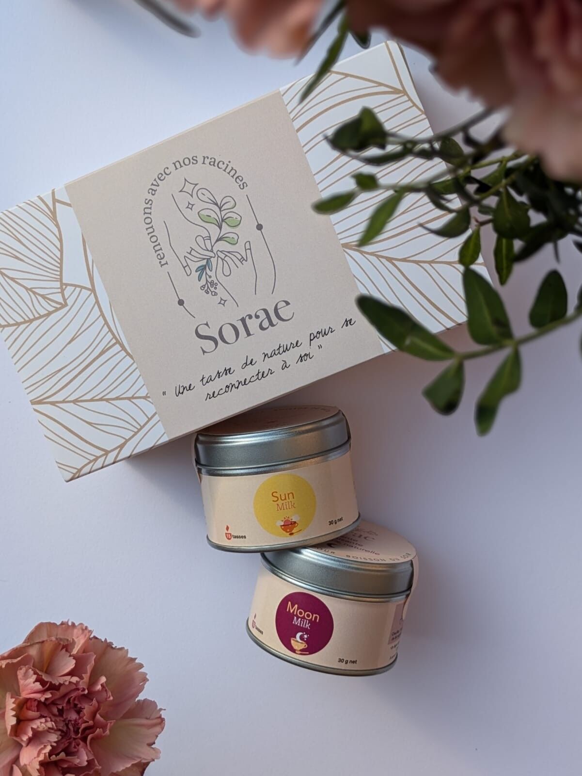 Confezione regalo di Natale Wellness Rituals - Chai Latte e Pink Latte senza caffeina