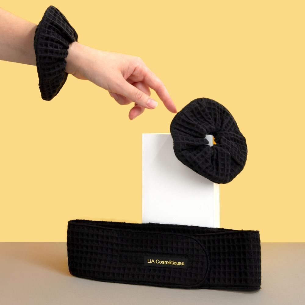 Diadema y pulsera desmaquillantes x3 - Fabricadas en Francia
