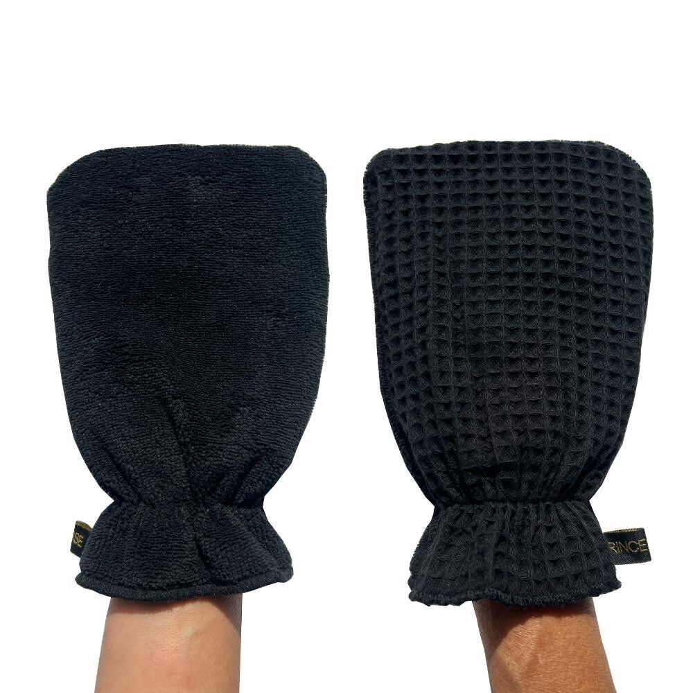 Guanti per la cura bimateriale