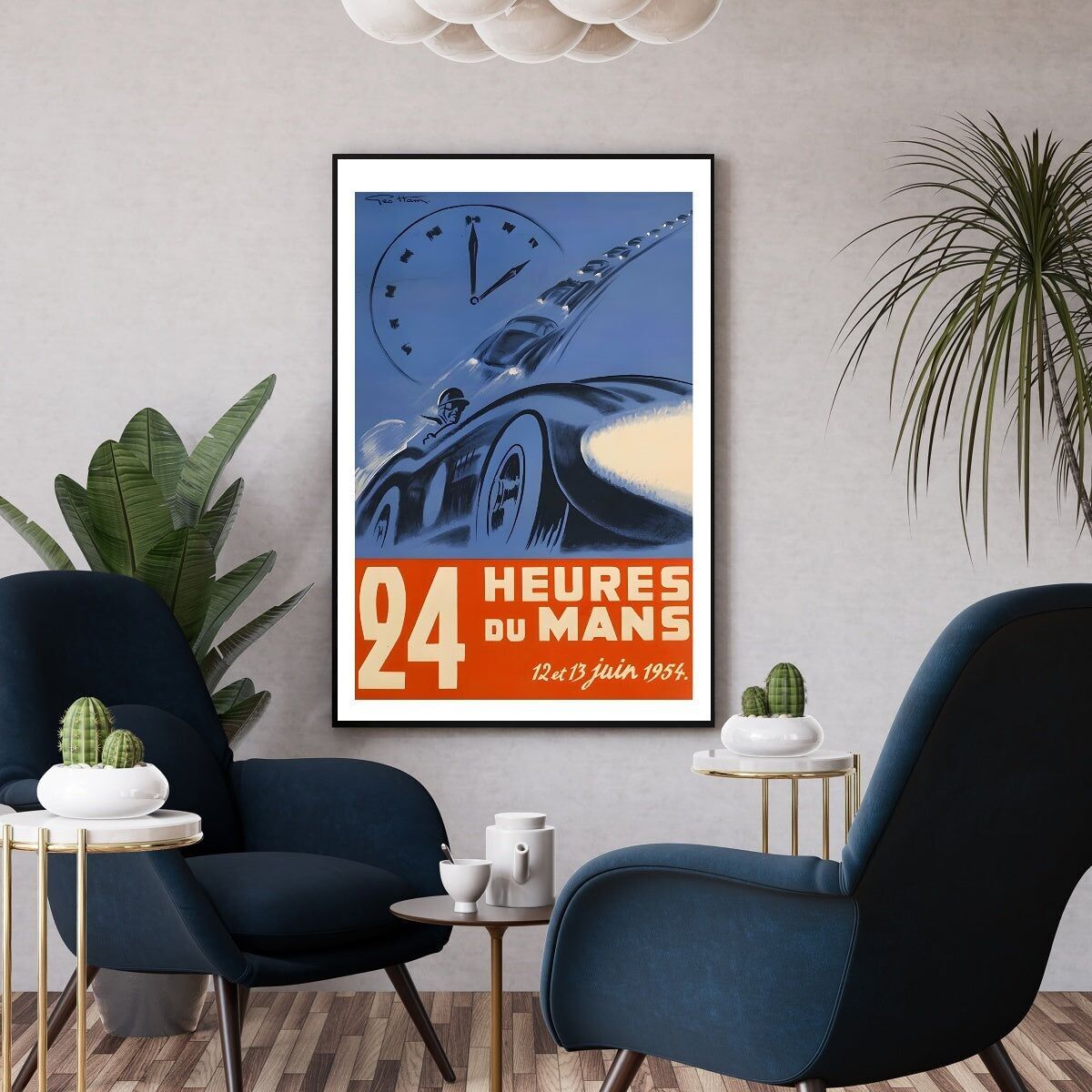 Poster della 24 Ore di Le Mans 1959 I Poster delle corse automobilistiche I Poster di auto d'epoca