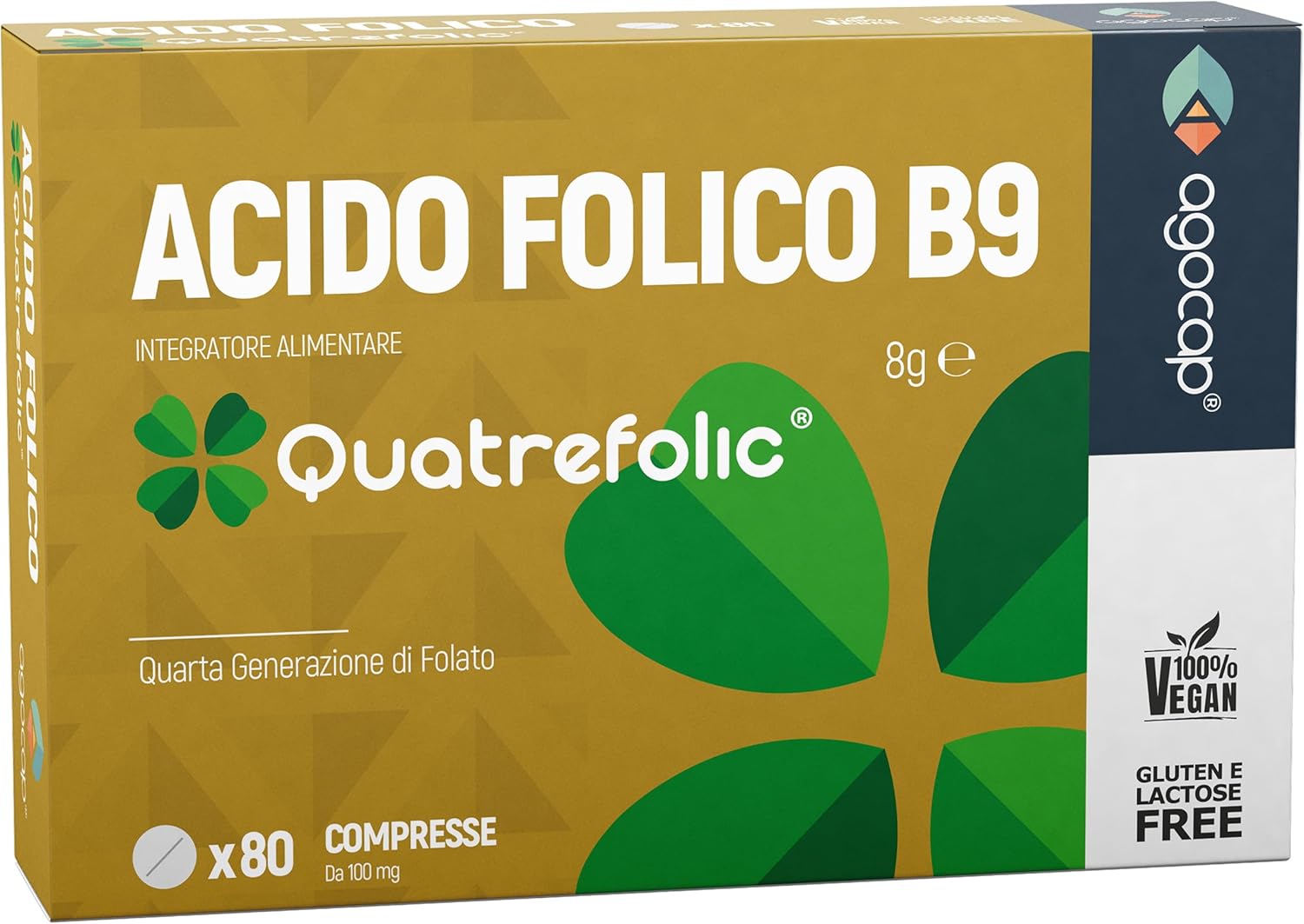 Quatrefolic 4th Generation Folic Acid 80 Tablets