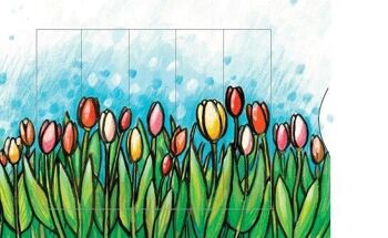 Carte vivante "tulipes" 2