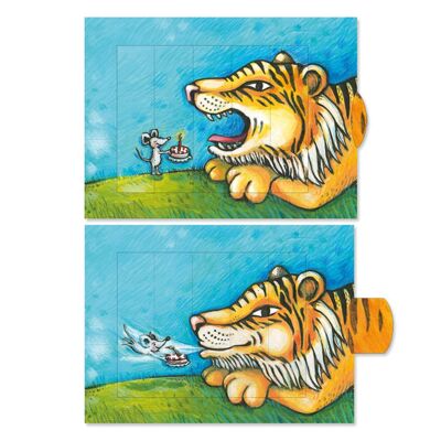Living card "tiger birthday"