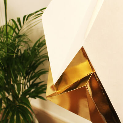 Suspension Origami Bicolore - XL - Gold