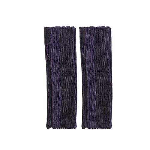 Stulpen violett/anthrazit