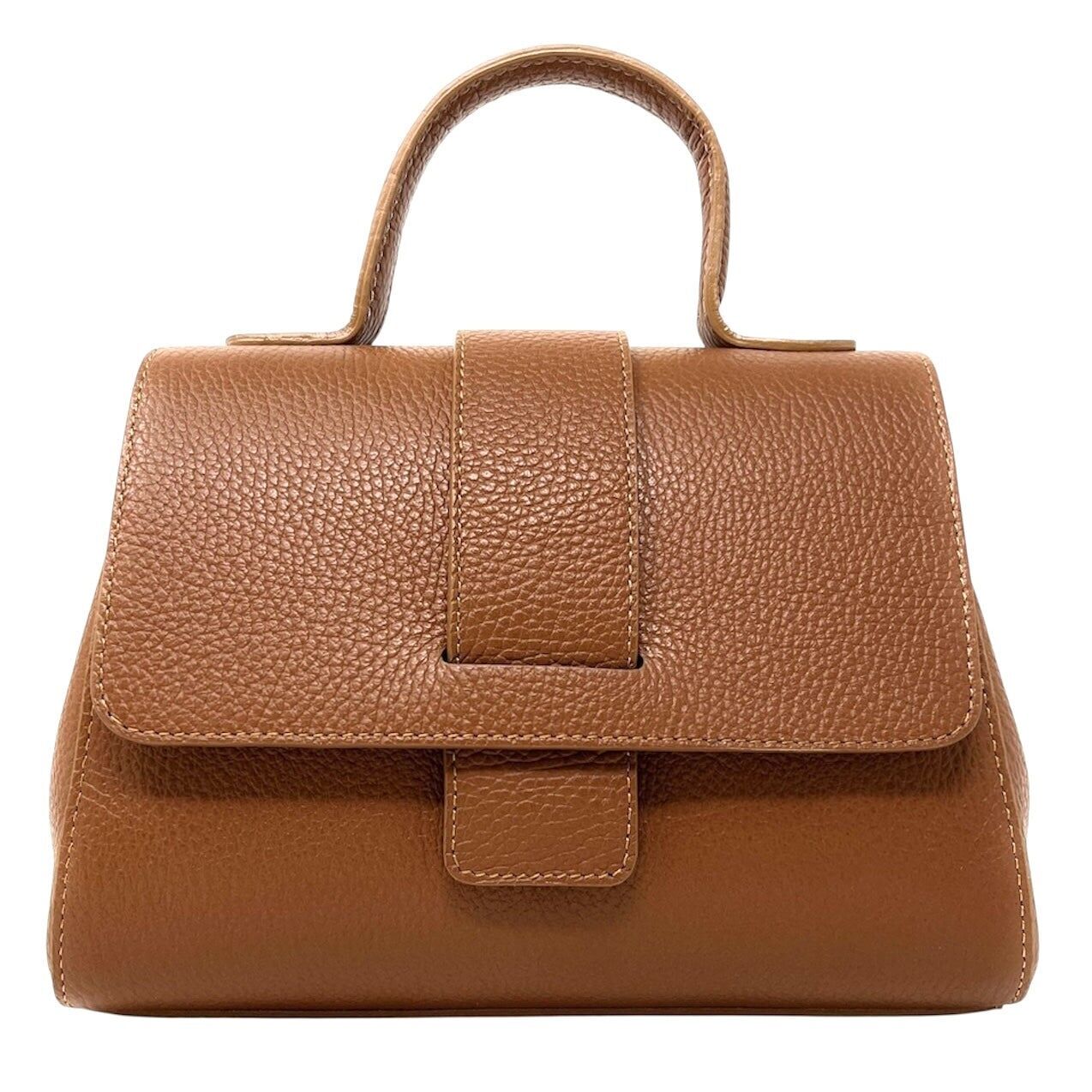 Modarno Borsa Donna Chloe in Vera Pelle Dollaro 25x13x19 cm