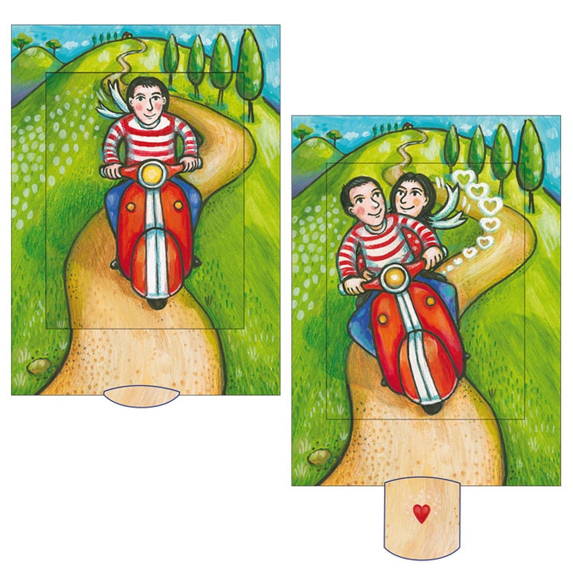 Carta vivente "scooter"