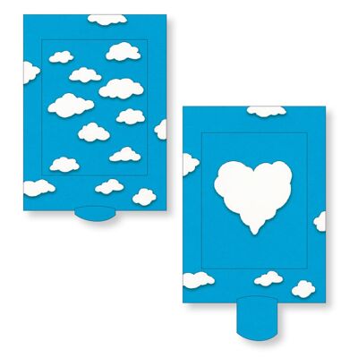 Living card "cloud heart"