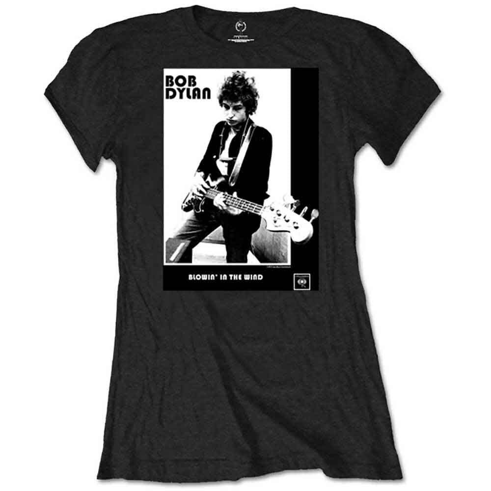 Bob Dylan Woman's T Shirt - Packaged Blowing In The Wind