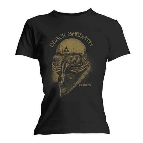 Camiseta de mujer Black Sabbath - Gira por EE. UU. 78, corte ajustado