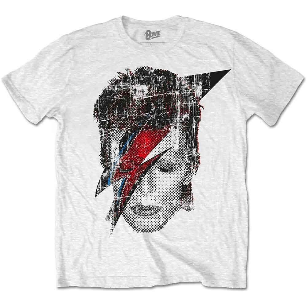 Maglietta David Bowie - Halftone Flash Face