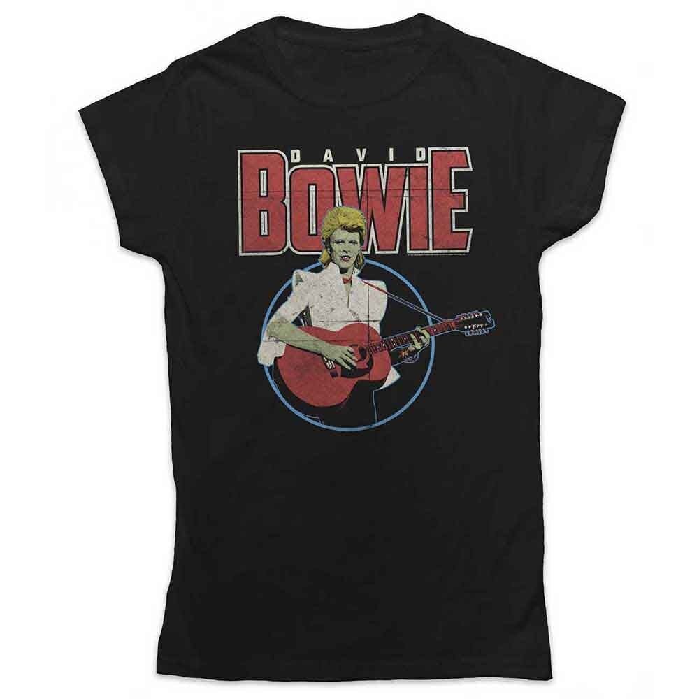 David Bowie Damen T-Shirt - Akustik