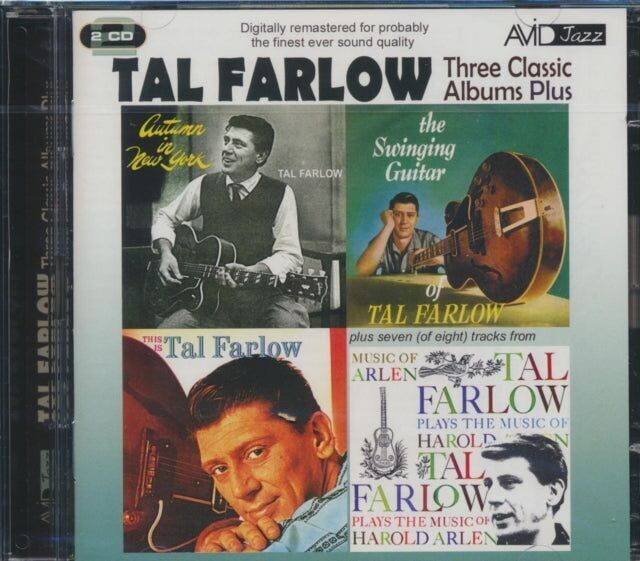 CD de Tal Farlow - Trois albums classiques plus (Automne à New York / La guitare swing de Tal Farlow / Ceci est Tal Farlow)