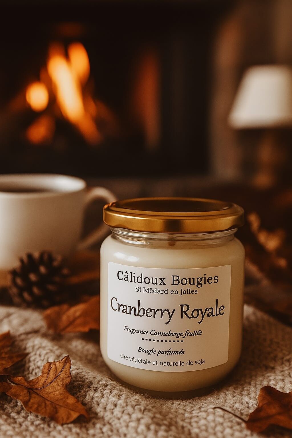 Candela profumata in cera di soia - Fragranza dalla Francia