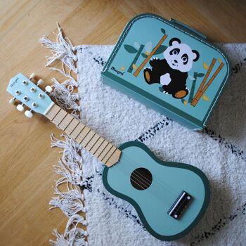 Guitare en vert foncé, Vert clair 2